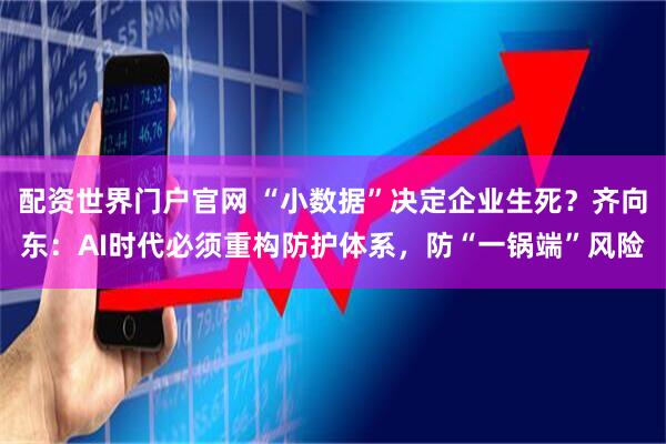 配资世界门户官网 “小数据”决定企业生死？齐向东：AI时代必须重构防护体系，防“一锅端”风险